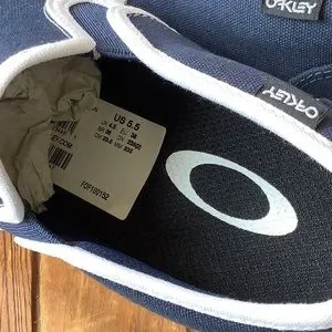 Oakley | Shoes | Oakley Classic Slip Ons Poseidon Blue Size 